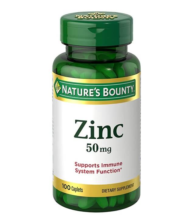 NATURE'S BOUNTY | ZINC 50 MG CAPLETS